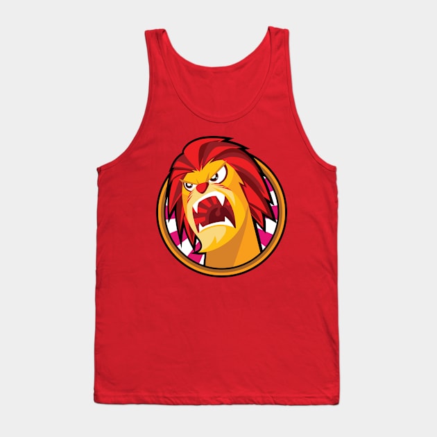 Fury Lion Tank Top by zoneo